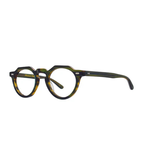Green eyeglasses frames