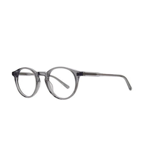 Grey round eyeglasses frames