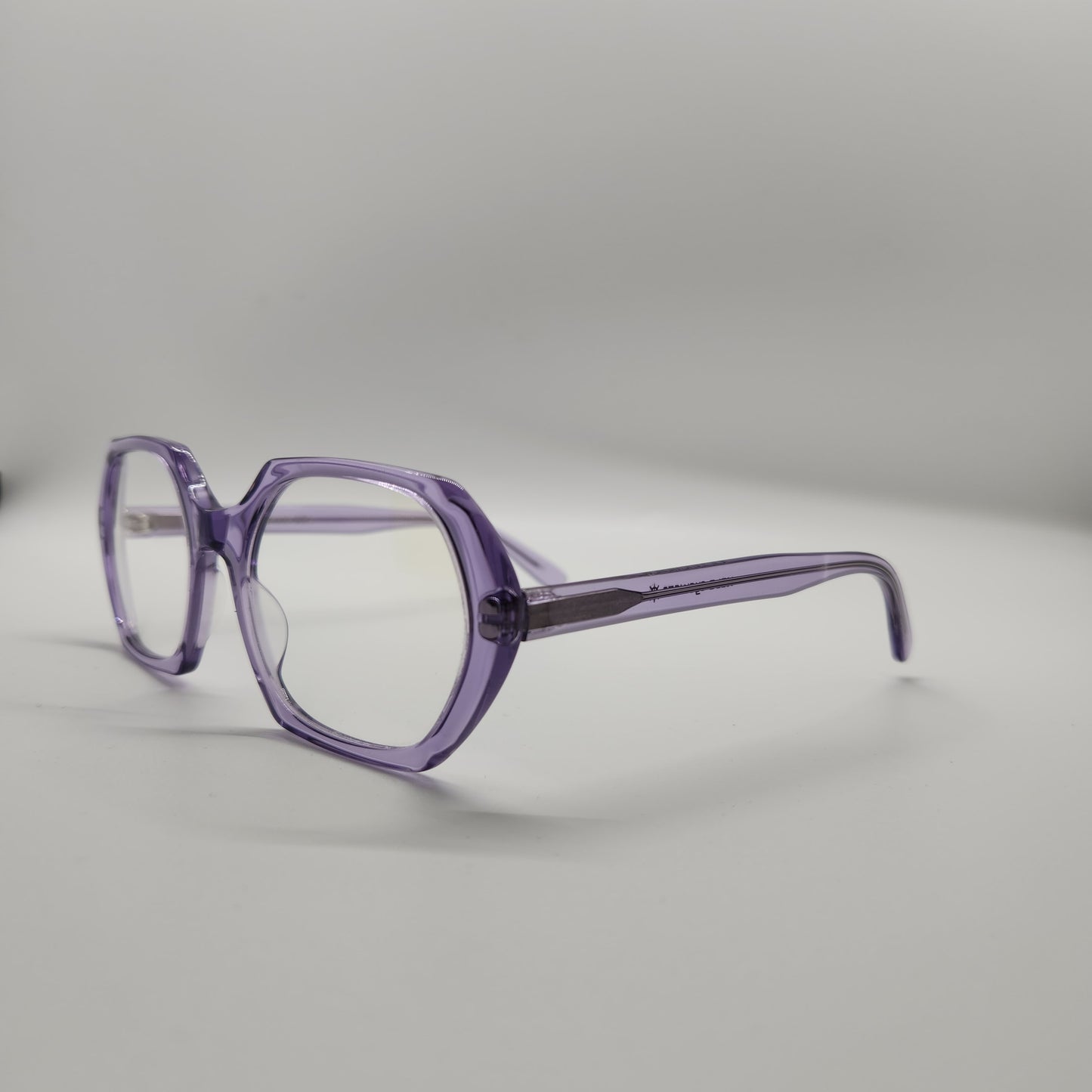 Studio 54 hexagon frame purple profile