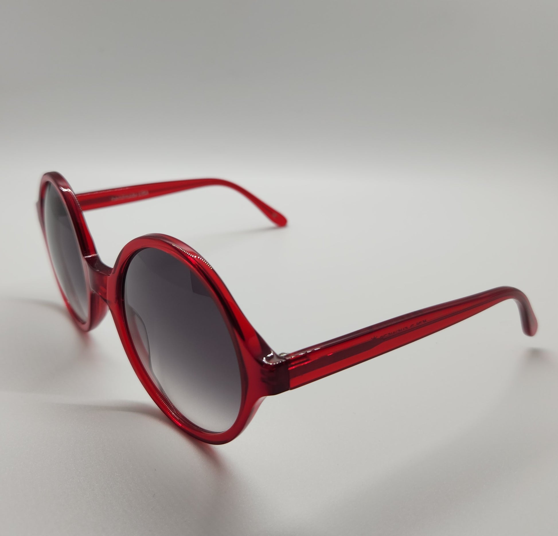 Olivia Red Sunglasses Profile