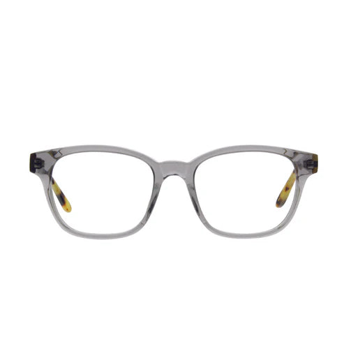 Grey square eyeglasses frames