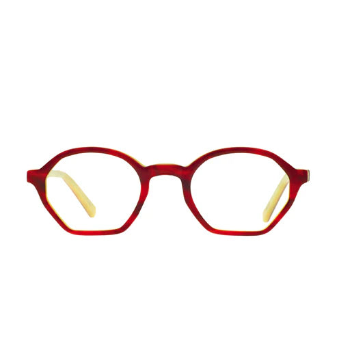 Red small eyeglasses frames