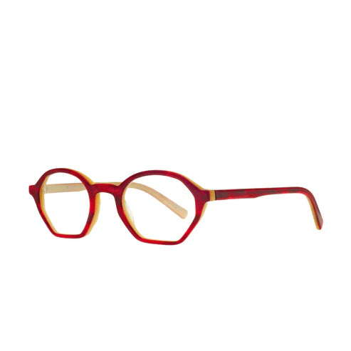 Red small eyeglasses frames